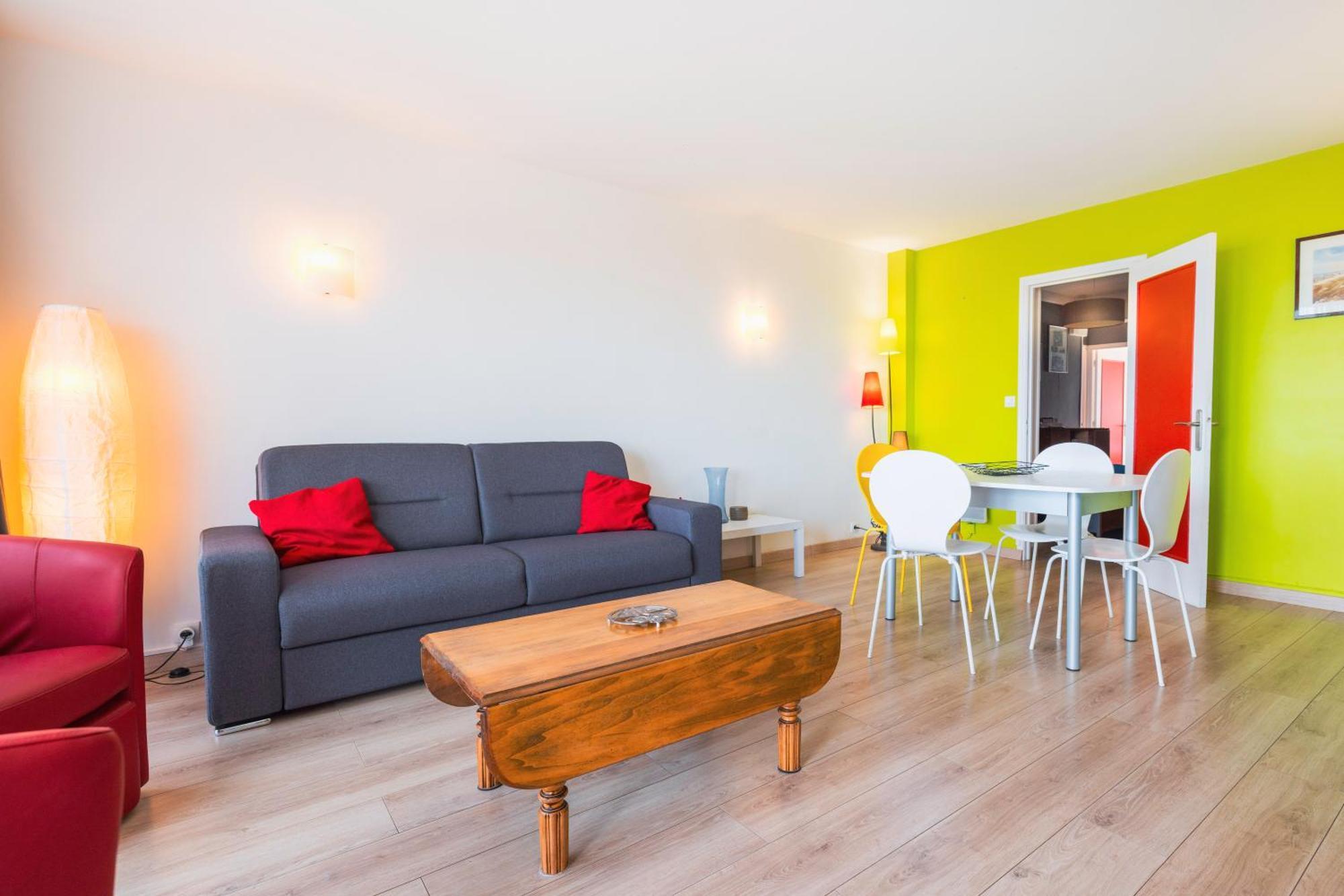 Spacieux Appart Pour 6, Front De Mer, Centre Le Touquet Buitenkant foto